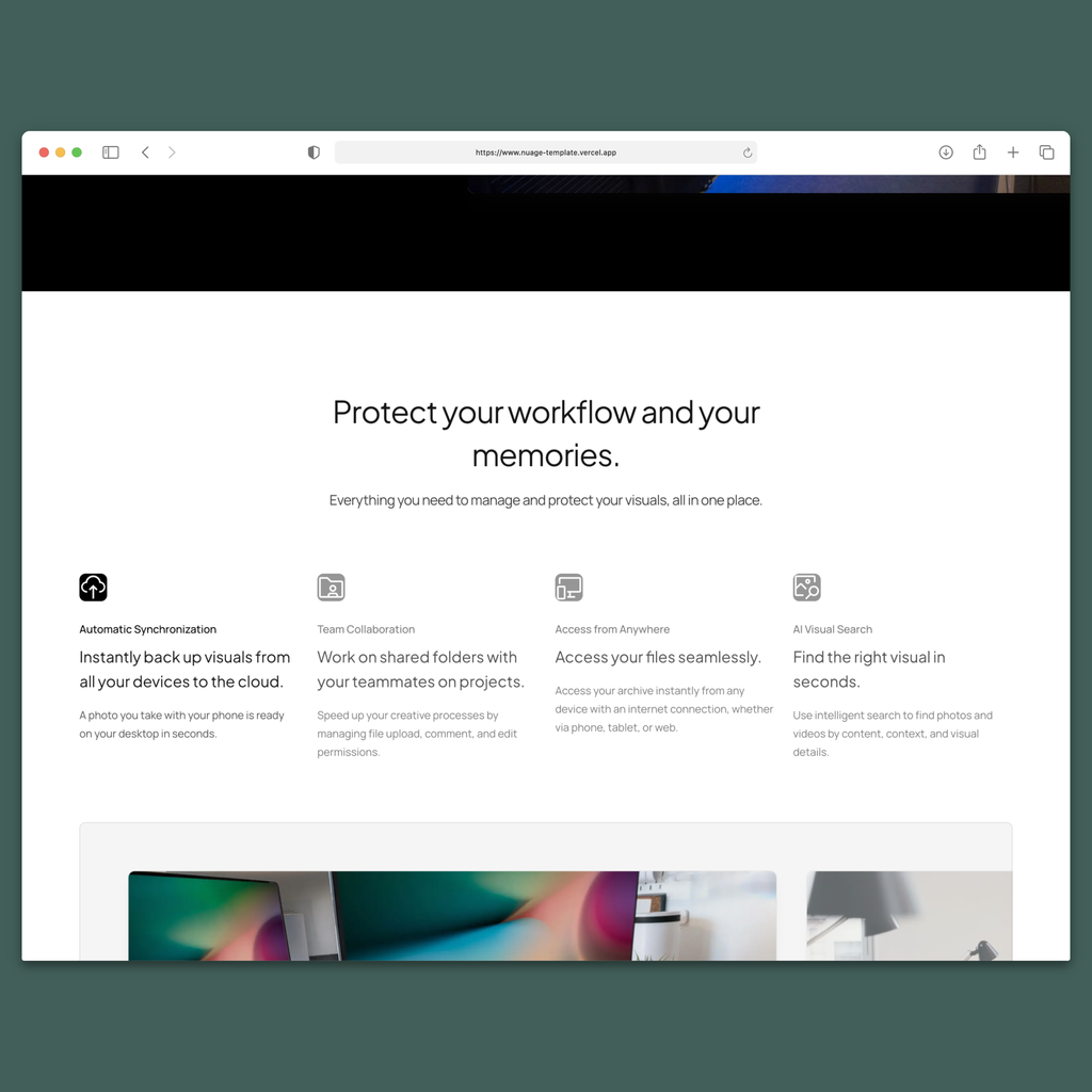 Nuage – Multilingual Next.js 16 SaaS Landing Page Template