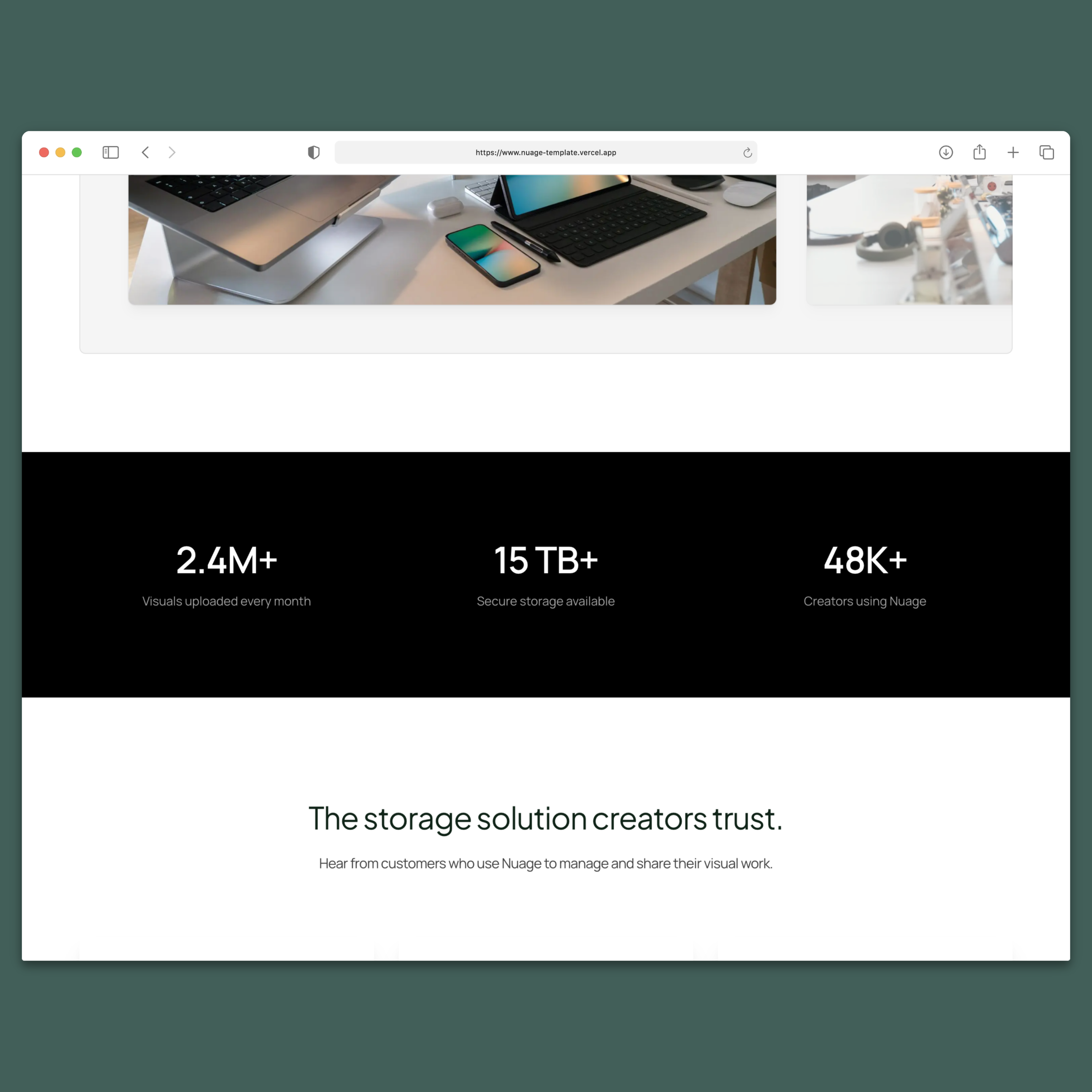 Nuage – Multilingual Next.js 16 SaaS Landing Page Template